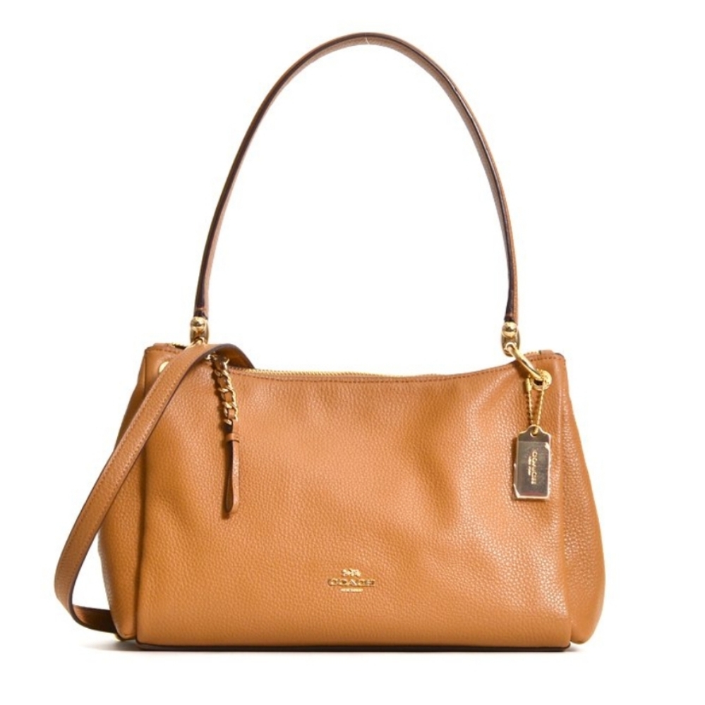 Coach Mia Shoulder Bag in Light Sadle F28966
